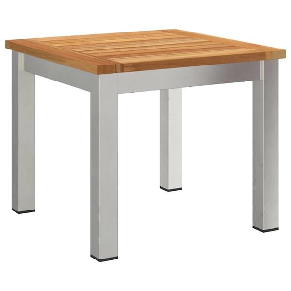 vidaXL Solstol 3 pcs Brun Solid akasietre