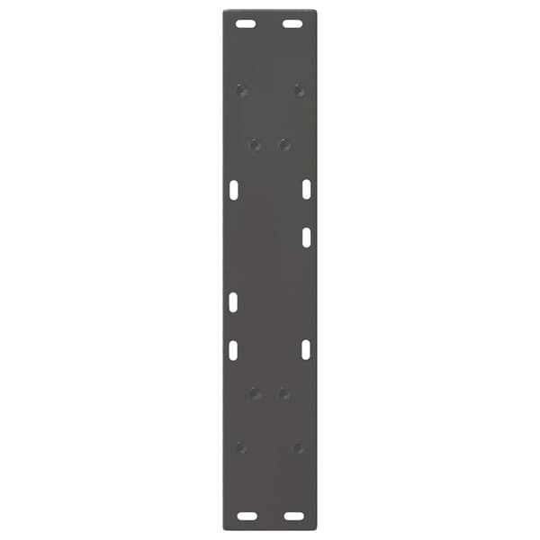 vidaXL Soffbordsben V-formade 2 st antracit 50x(72-73) cm stål
