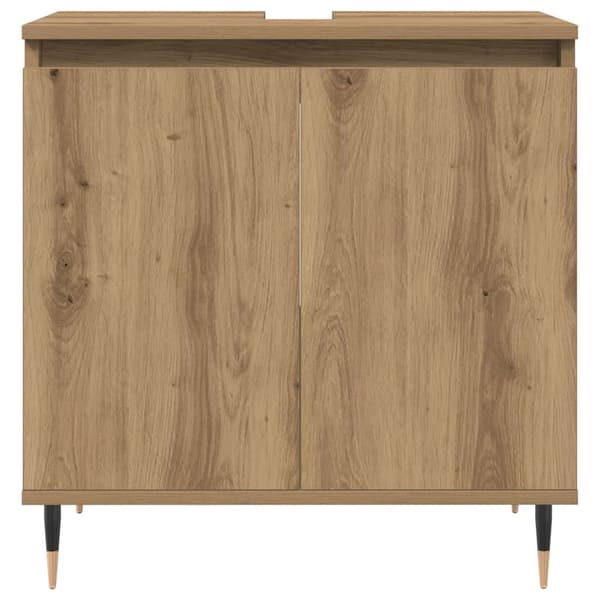 vidaXL Baderomsskap artisan eik 58x33x60 cm konstruert tre