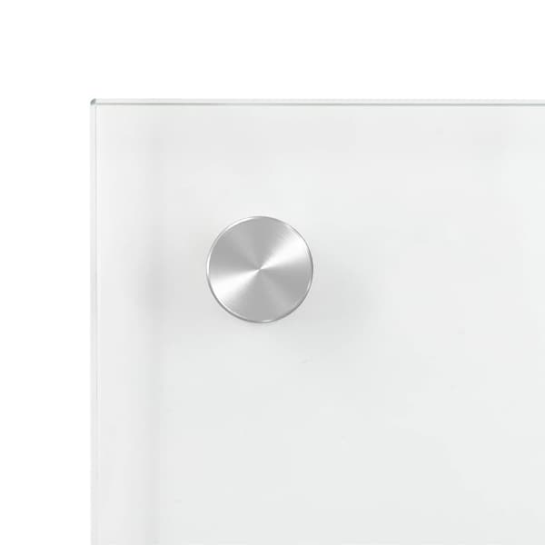 vidaXL Stänkskydd 2 st transparent 70x40 cm härdat glas