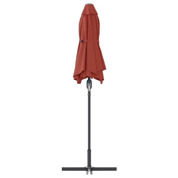 vidaXL Hageparasol Terrakotta 370 x 197 x 239 cm