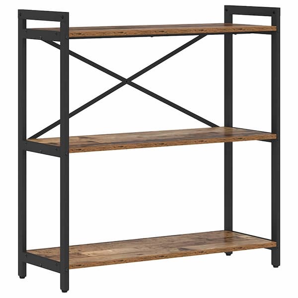 vidaXL Hyllsystem Gammalt trä 80 x 30 x 85 cm Konstruerat trä