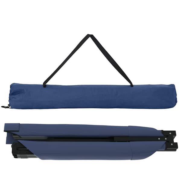vidaXL Fällbar Camping Säng Blå 210 x 80 x 46 cm Oxford tyg