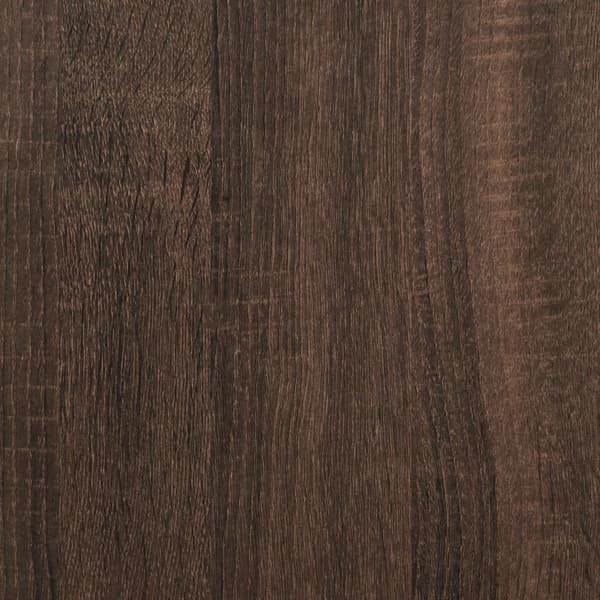 vidaXL Sengeramme brun eik 90x200 cm konstruert tre