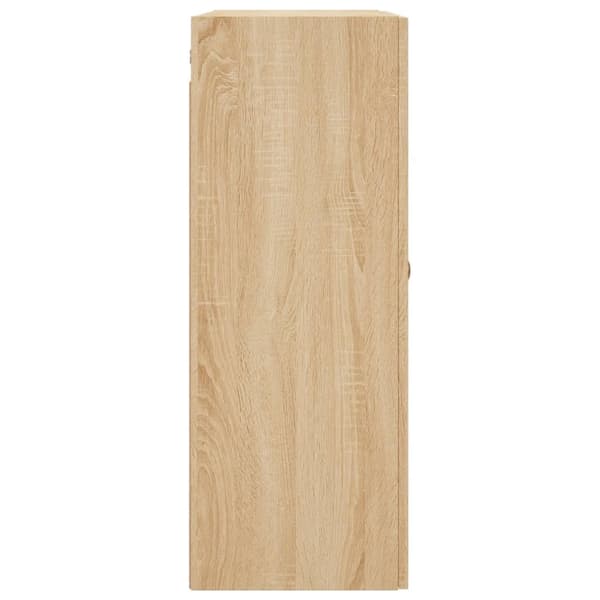 vidaXL Veggskap 2 stk sonoma eik 69,5x34x90 cm
