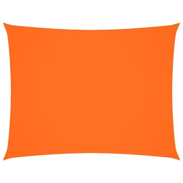 vidaXL Solseil oxfordstoff rektangulær 4x6 m oransje