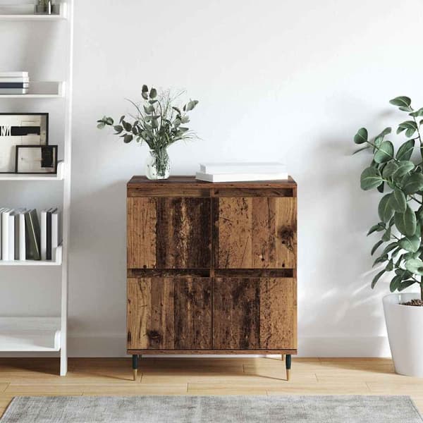 vidaXL Sideboard Gammalt trä 60 x 35 x 70 cm