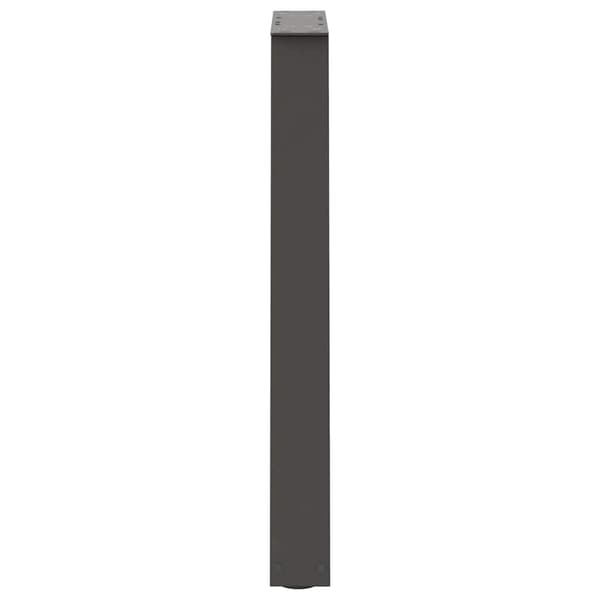 vidaXL Soffbordsben V-formade 2 st antracit 60x(72-73) cm stål