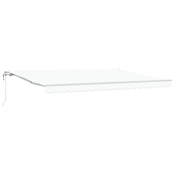 vidaXL Innvendbar Markise 450 × 350 cm Hvit
