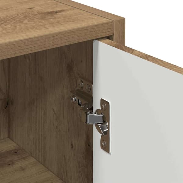 vidaXL Baderomsskap artisan eik 39 x 23.5 x 65 cm Konstruert tre