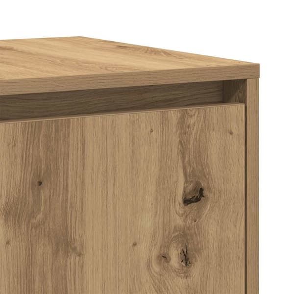 vidaXL Serviesskap Artisan Eik 135 x 41 x 75 cm Konstruert tre