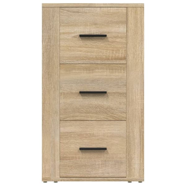 vidaXL Skjenk sonoma eik 40x33x70 cm konstruert tre