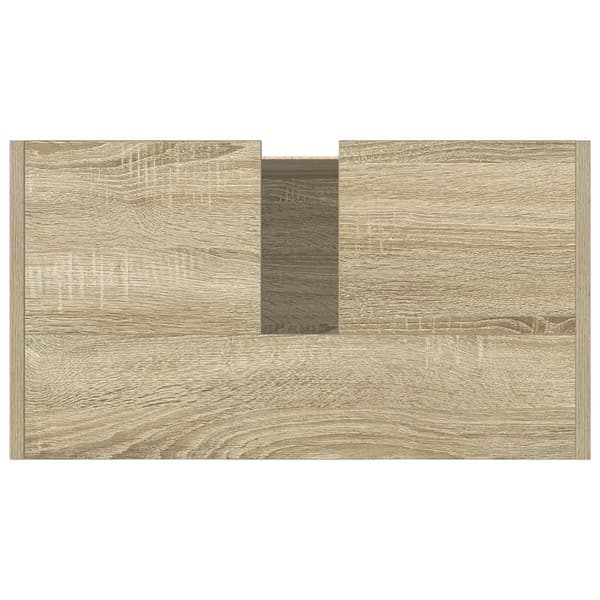 vidaXL Servantskap sonoma eik 58x33x60 cm konstruert tre