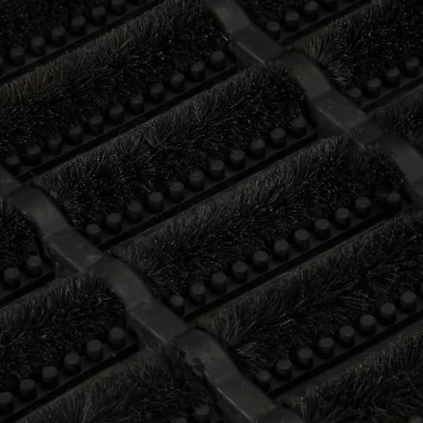 vidaXL Dörrmatta rektangulär 45x75 cm gummi och kokos