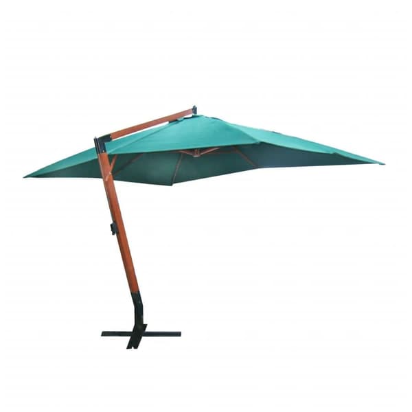 vidaXL Parasoll 300 x 400 cm grön