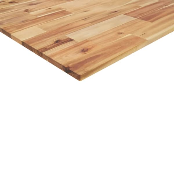 vidaXL Bordplate rektangulær 120x60x2 cm heltre akasie