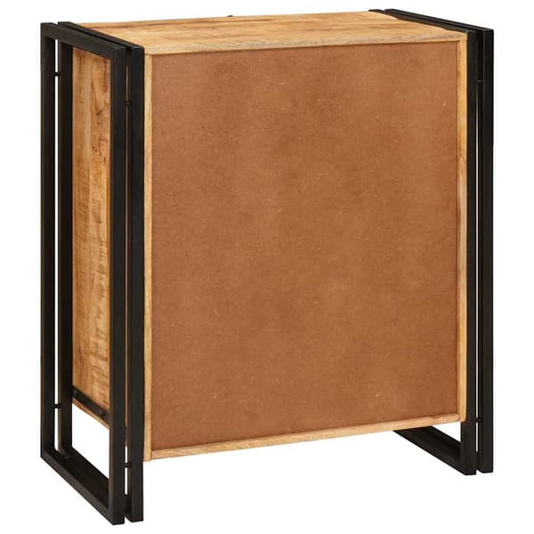 vidaXL Nattbordskap Brun 66 x 35 x 76 cm Solid rug mango tre
