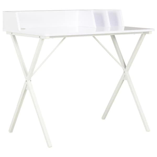 vidaXL Skrivebord hvit 80x50x84 cm