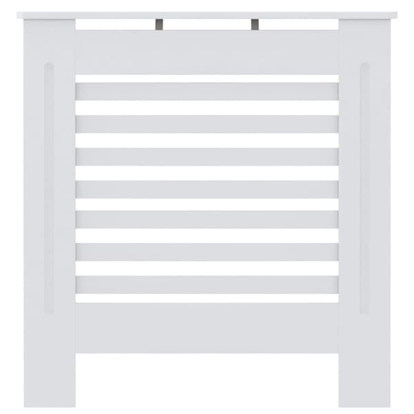 vidaXL Radiatordeksel MDF hvit 78 cm
