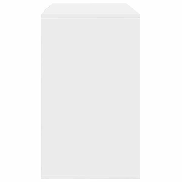 vidaXL Sideboard med låda Vit 120 x 41 x 75 cm Konstruerat trä