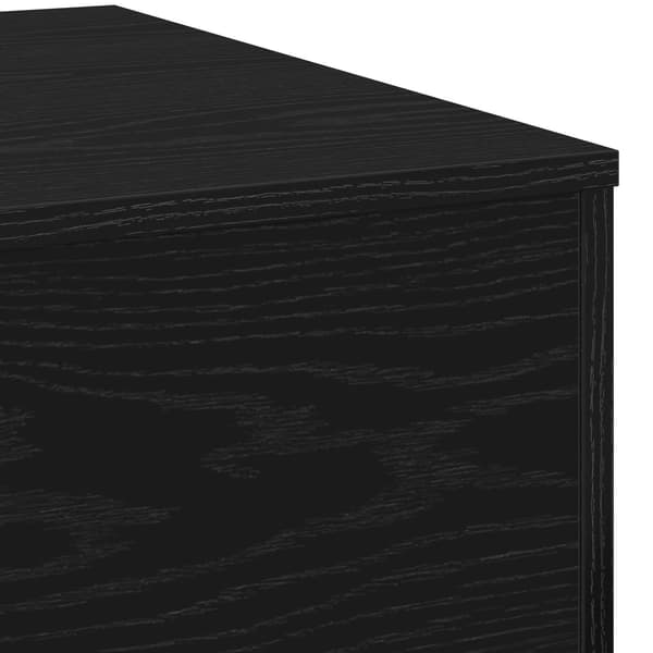 vidaXL Kaffebord Svart Eik 55 x 55 x 31 cm