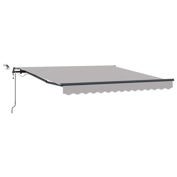 vidaXL Markiseduk med Lysegrå 300 x 250 cm Polyester