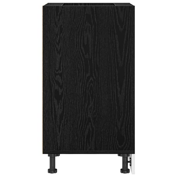 vidaXL Kjøkken Underskaps Svart eik 40 x 44,5 x 81,5 cm Konstruert tre