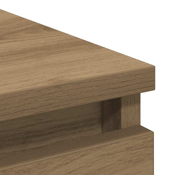 vidaXL Skjenk artisan eik 37,5x35x76 cm konstruert tre