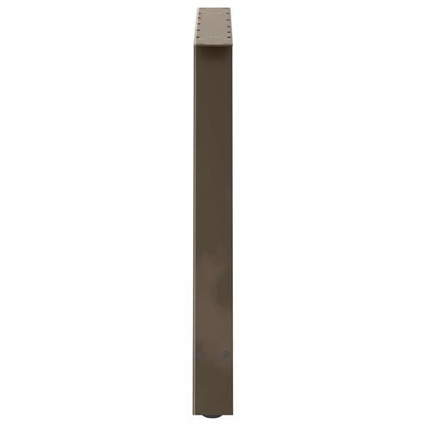 vidaXL Soffbordsben A-formade 2 st 100x(72-73) cm stål