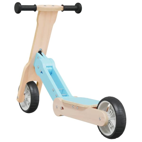 vidaXL Sparkcykel för barn 2-i-1 ljusblå