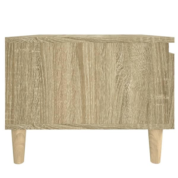 vidaXL Sidebord sonoma eik 50x46x35 cm konstruert tre
