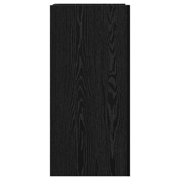 vidaXL Serviesskap Svart Eik 45 x 35 x 75 cm