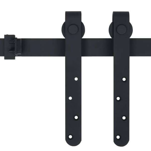 vidaXL Mini skyvedørsett karbonstål 152 cm