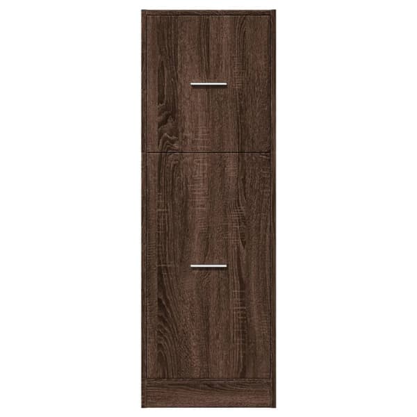 vidaXL Apotekskap brun eik 40x41x118 cm konstruert tre