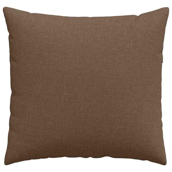 vidaXL Soffkuddar 2 st Brun 45 x 45 cm tyg