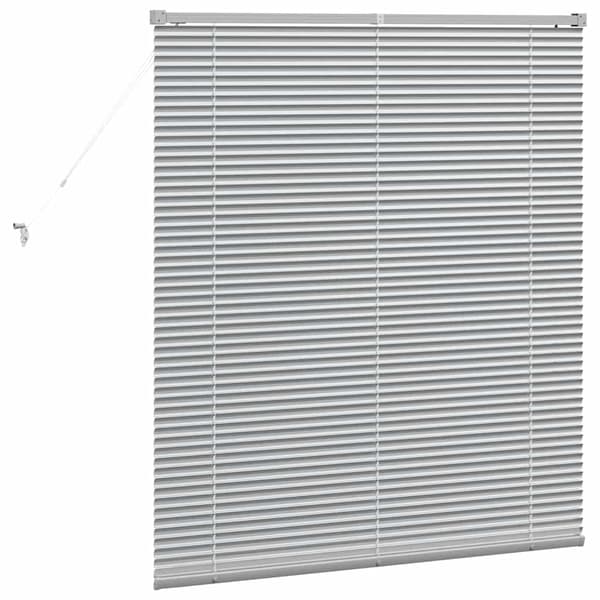 vidaXL Persienner Silver 130 x 110 cm Aluminium