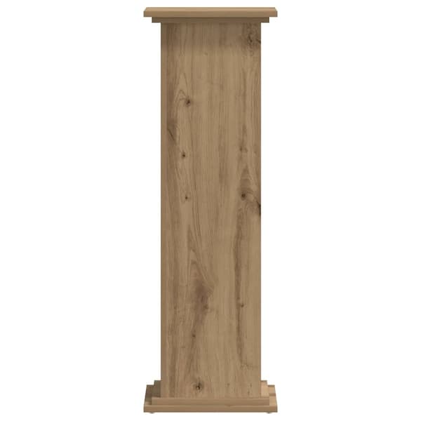 vidaXL Växtställ ek 33x33x100 cm konstruerat trä