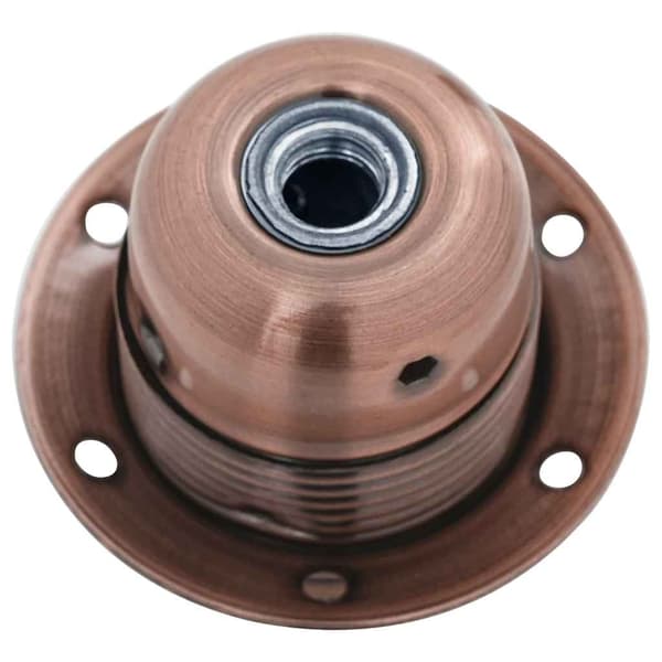 vidaXL Lampeholdere 2 stk rød bronse E27