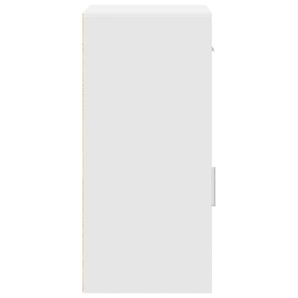 vidaXL Sideboard med låda Vit 38 x 34 x 75 cm
