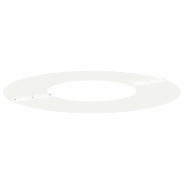 vidaXL lämplig för Flat trädring Vit Ø30 / 60 cm Stål
