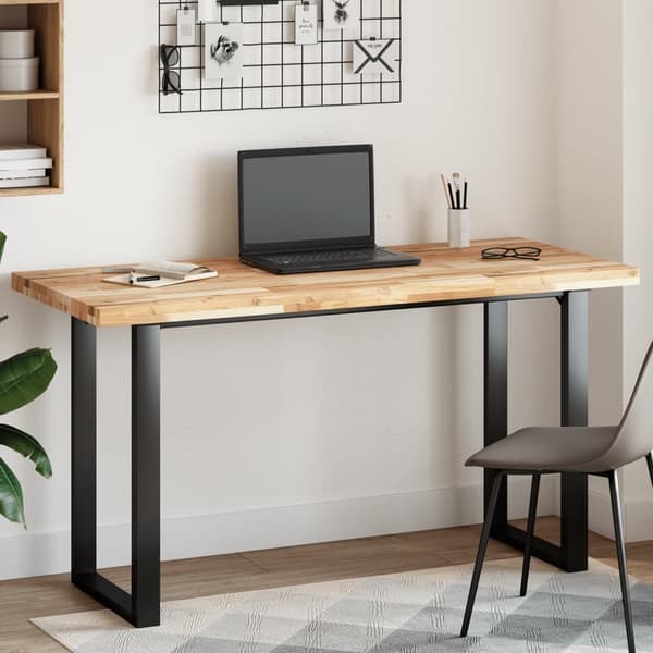 vidaXL Bordplate rektangulær 140x60x4 cm heltre akasie
