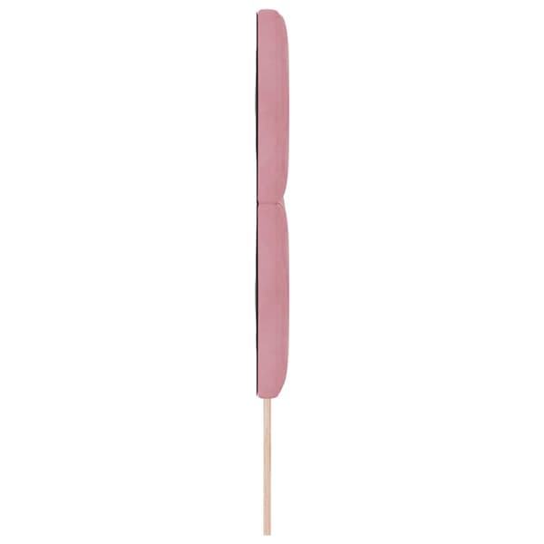 vidaXL LED huvuddyna Rosa 160 cm Sammet
