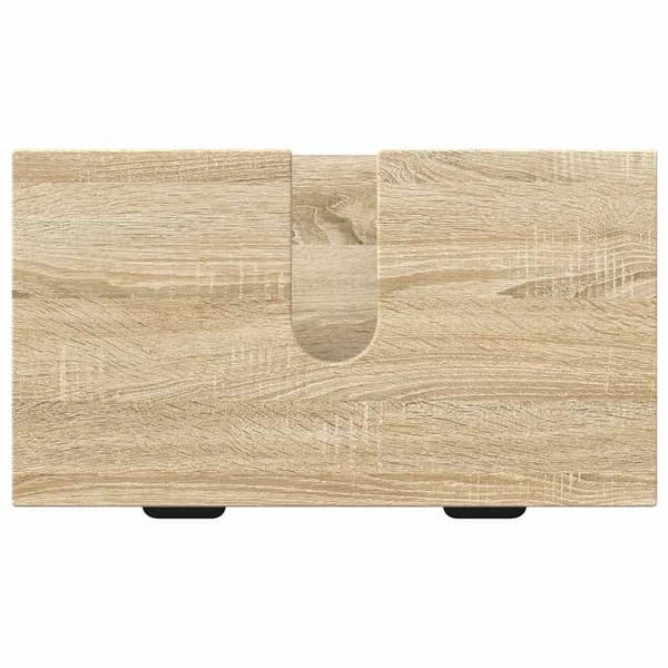 vidaXL Baderomsinnredningssett 2 pcs Sonoma eik 39.5 x 36 x 88 cm