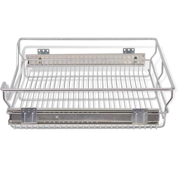 vidaXL Uttrekkbare kurvskuffer 2 stk 600 mm