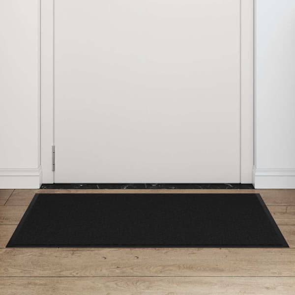 vidaXL Dørmatte Sort 60x90 cm