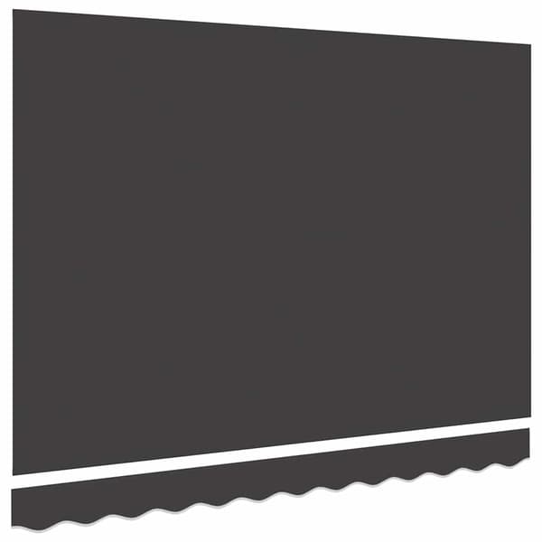 vidaXL Markisväv Antracit 235 x 195 cm Polyester
