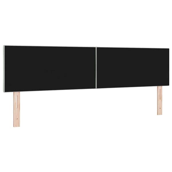 vidaXL Huvudgavel Ljusgrå 180 cm Sammet