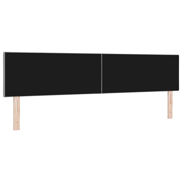 vidaXL LED huvuddyna Ljusgrå 200 cm tyg