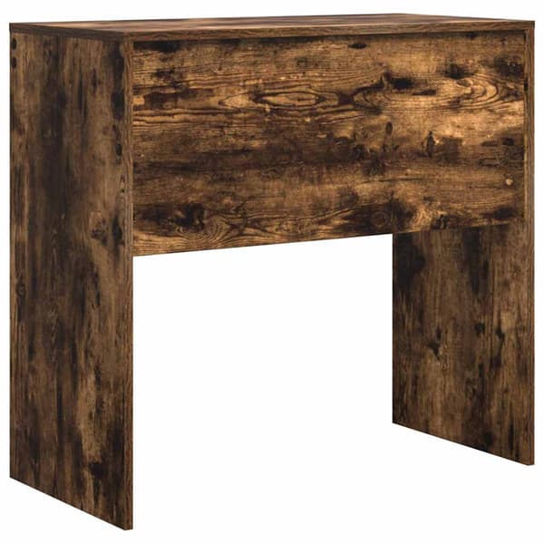 vidaXL Skrivebord Røkt eik 80 x 40 x 76 cm