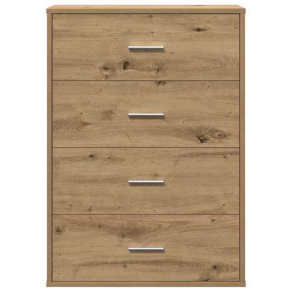 vidaXL Serviesskap Artisan Eik 60 x 31 x 84 cm Konstruert tre